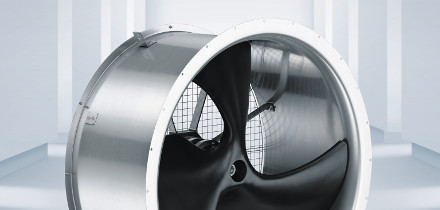 Kaempe aksialventilator fra ebmpapst