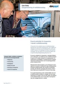 ebmpapst case energirenovering af ventilationsanlæg